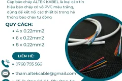 Cáp báo cháy Altek Kabel tại TP Hồ Chí Minh