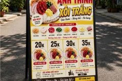 BẢNG MENU CHÂN CHỮ A