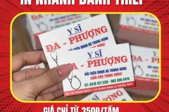Thiết kế danh thiếp chuyên nghiệp tại Cần Thơ