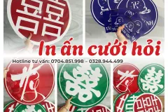 In ấn trang trí cưới tại Cần Thơ
