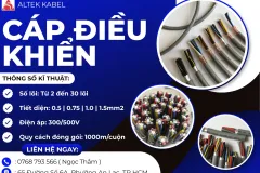 Cáp Điều Khiển ALTEK KABEL - Giải Pháp Truyền Tín Hiệu Tại TP HCM