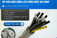 Cáp điều khiển không lưới chống nhiễu 16x1.0mm² tại HCM