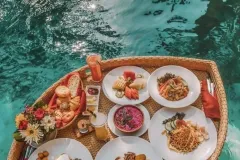 Khay nổi hồ bơi nhựa giả mây tại Bình Thạnh, TP.HCM