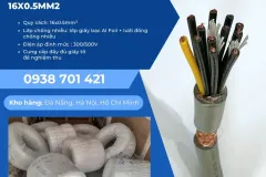 Cáp điều khiển chống nhiễu 16x0.5mm² tại TP Hồ Chí Minh