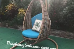 Xích đu mây nhựa cho ban công tại Bình Thạnh, TP.HCM