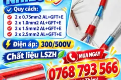 Cáp Chống Cháy Chống Nhiễu ALTEK KABEL - LSZH Giảm Khói, Chống Nhiễu Hiệu Qủa