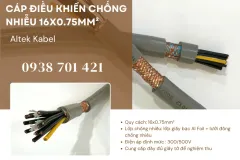Cáp điều khiển chống nhiễu 16x0.75mm² Altek Kabel Quảng Trị, Huế, Nghệ An