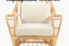 Ghế sofa đơn mây tự nhiên cho phòng ngủ tại Bình Thạnh