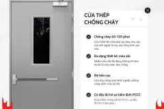 Cửa thép chống cháy tại TP.HCM