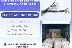 Cáp điều khiển không lưới 3x1.0mm2 tại TP Hồ Chí Minh