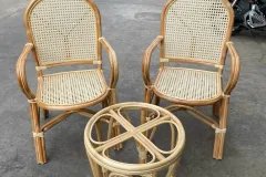 Ghế mây tự nhiên lưới mắt cáo