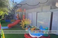 Mâm xoay 5 con giống, mâm xoay  trẻ em, đu quay mầm non
