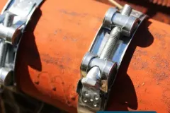 Đai siết cổ dê 180-230 cho hệ thống đường ống tại Hà Nội