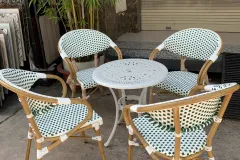Bàn ghế nhôm đúc ngoài trời