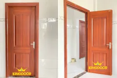 Cửa thép vân gỗ chống gỉ tại Bình Tân