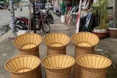 Sọt trưng trái cây hoa quả mây nhựa
