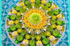 Bánh bao con Rắn cho mâm cúng mụ tại Cần Thơ