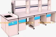 Bàn thí nghiệm trung tâm, Central Lab Bench, Central Lab Table, phòng thí nghiệm
