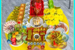 Mâm cúng khai trương tại Cần Thơ