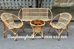 Bàn ghế sò mây giá rẻ