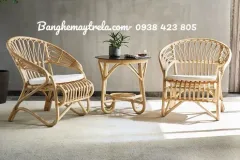 Bàn ghế mây tre hiện đại cho không gian sống tại TP.HCM