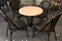 Ghế nhựa giả mây cafe giá rẻ