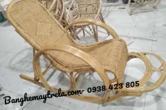 Ghế thư giãn bập bênh mây đan kín tại TP.HCM