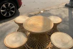 Ghế đôn tròn mây tre đẹp tại TP.HCM
