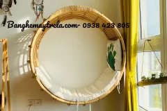 Ghế xích đu tròn mây treo trần