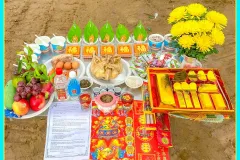 Mâm cúng động thổ tại Cần Thơ