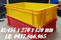 Sản phẩm thùng nhựa H120, thùng nhựa đặc đựng kim khí, thùng nhựa bí