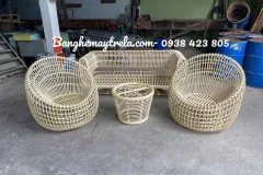 Sofa mây tổ yến hiện đại phòng khách