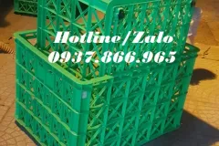 Sọt nhựa kéo hàng có bánh xe tại Hà Nội