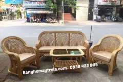 Sofa mây tự nhiên cho phòng khách tại TP. Hồ Chí Minh