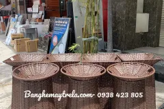 Giỏ trưng trái cây mây nhựa tại TP.HCM