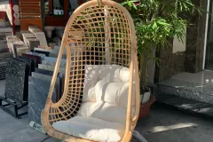Xích đu mây tự nhiên treo trần nhà