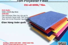 Tấm Polyester Fiber cách âm tại TP.HCM