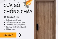 Cửa gỗ chống cháy tại TP.HCM