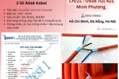 Cáp chống cháy Altek Kabel tại Đà Nẵng, Bình Dương, Hải Phòng