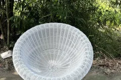 Ghế tròn mây nhựa cho ban công tại TP.HCM
