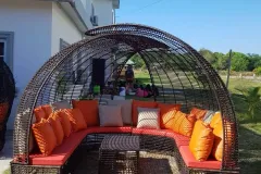 Ghế hồ bơi mây nhựa mái vòm tại Thành phố Hồ Chí Minh