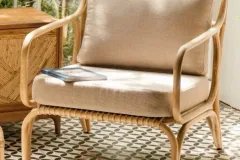 Ghế đơn mây armchair