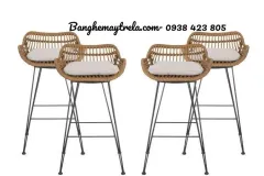 Ghế quầy bar nhựa giả mây tại TP. Hồ Chí Minh