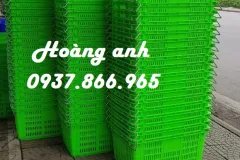 Bán buôn sọt có quai, sọt giá rẻ tại hà nội, sóng nhựa hở Hs011
