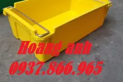 Thùng nhựa đặc có quai sắt giá rẻ tại Hà Nội