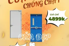 Cửa thép chống cháy SaigonDoor tại TP.HCM