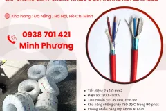 Cáp chống cháy chống nhiễu 2 lõi 1.0mm2 Altel Kabel