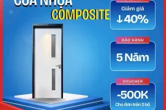 Mẫu cửa nhựa Composite đẹp tại TP.HCM
