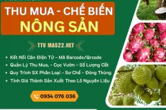 Phần mềm quản lý mua bán, chế biến nông sản xuất nhập khẩu