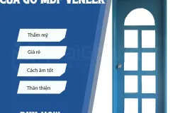 Cửa Gỗ Công Nghiệp MDF Veneer – Giải Pháp Sang Trọng, Bền Đẹp Cho Mọi Không Gian